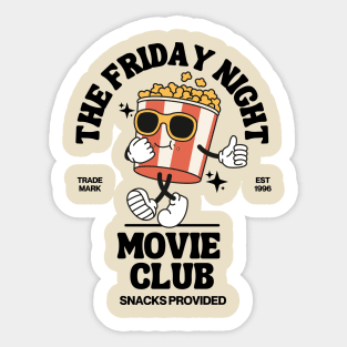 Friday Night Movie Club Sticker